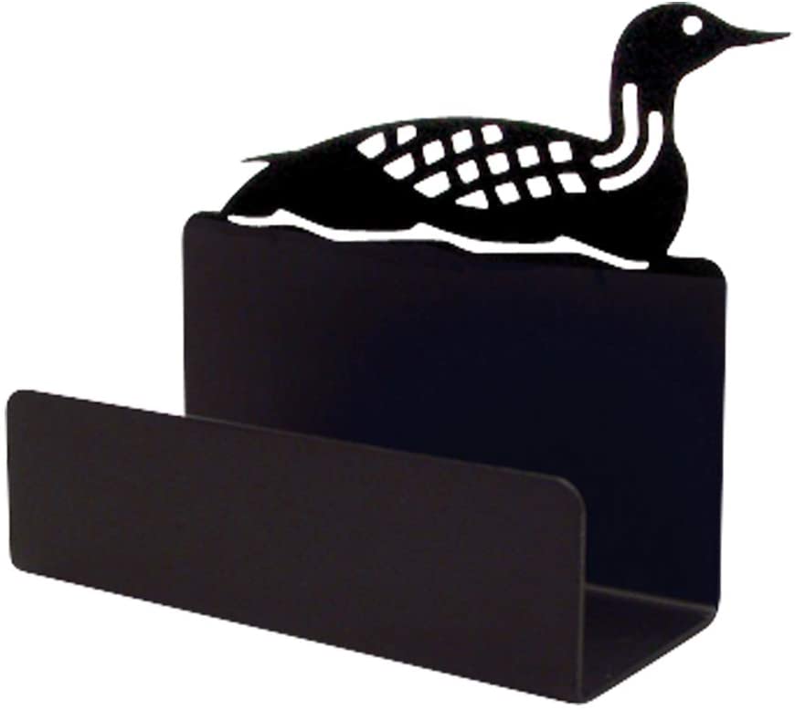 Village Wrought Iron BCH-116 Loon Busines Card Holder