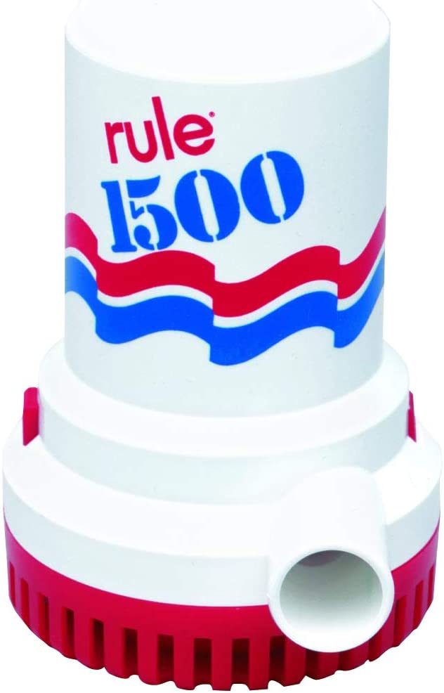 Rule Bilge Pumps, 1500 GPH Non-Automatic