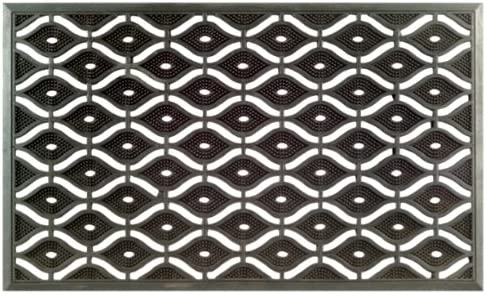 Imports Decor Rubber Doormat, Eyepin, 22-Inch by 36-Inch