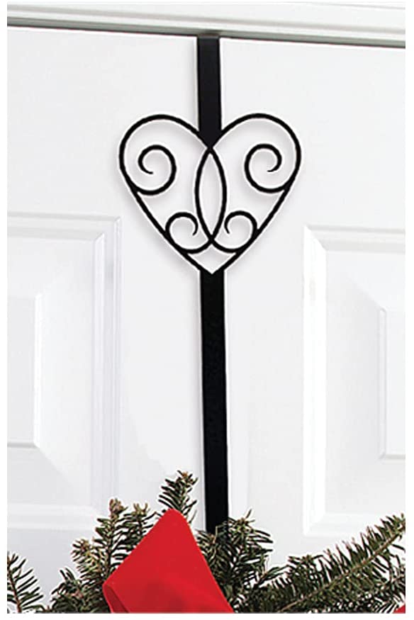 Village Wrought Iron WRE-B-110 Heart Wreath Hanger