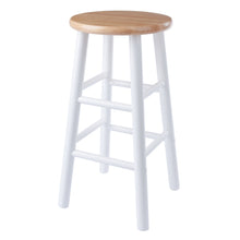 Load image into Gallery viewer, Huxton 2-Pc Counter Stool Set, Natural and White
