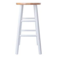 Load image into Gallery viewer, Huxton 2-Pc Counter Stool Set, Natural and White
