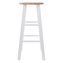 Load image into Gallery viewer, Element 2-Pc Bar Stool Set, Natural and White
