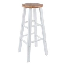 Load image into Gallery viewer, Element 2-Pc Bar Stool Set, Natural and White
