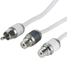 Load image into Gallery viewer, T-Spec V10RY2 v10 SERIES Quad-Twist RCA Y-Adapter,1 Male to 2 Females
