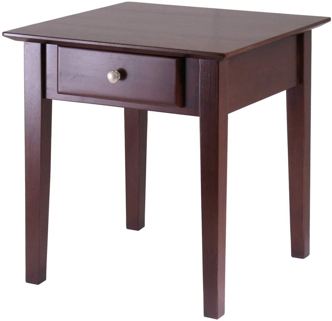 Winsome Wood Rochester Occasional Table, Antique Walnut