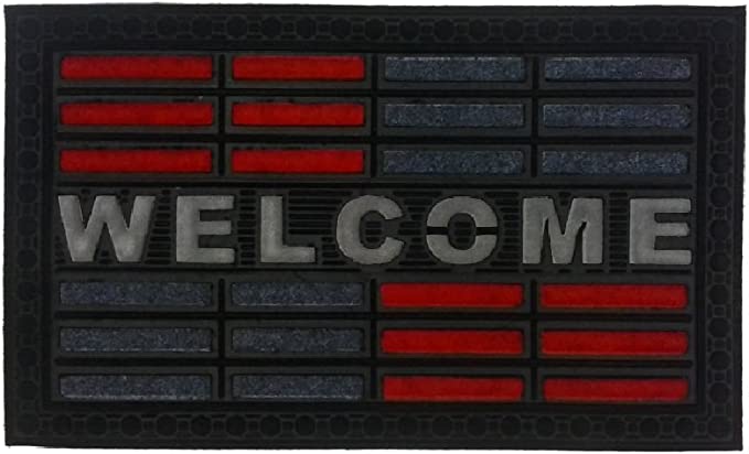 Imports Decor Synthetic Welcome Door Mat, 18