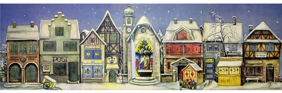 Alexander Taron Importer ADV4210 Sellmer Advent-Panorama Village Scene-11.25