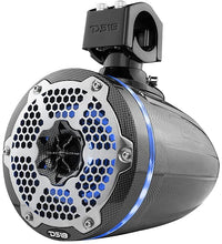 Load image into Gallery viewer, DS18 CF-X6TPNEO 6.5&quot; Neodymium Marine Towers with Built-in Passive Radiator, 1&quot; Driver and RGB LED Lights - High Performance, Marine Grade IP65 Rated, 450W Max 225W RMS 4 Ohms (Pair)
