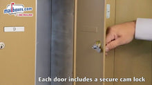 Load image into Gallery viewer, Salsbury Industries 3507ZSU Surface Mounted Vertical Mailbox with USPS Access and 7 Doors, Bronze
