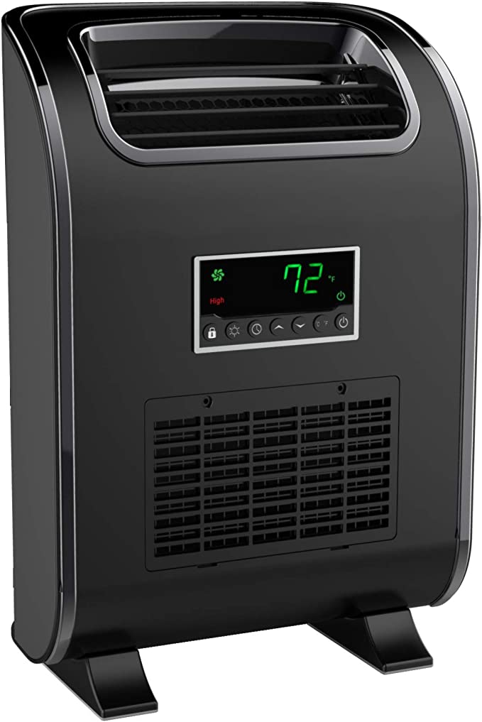 LifeSmart HT1153L Slimline Wall Huggable 1500 Watt Infrared Quartz Single Room Space Heater