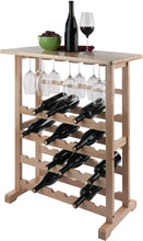 Load image into Gallery viewer, Winsome 83024 Trading, Inc. Vinny Wine Storage, Natural 24-bottle
