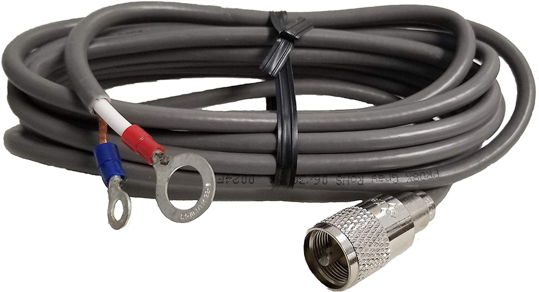 Procomm PL8X18 18 ft. Rg8X Cable With Lug Conn