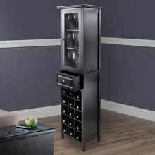 Load image into Gallery viewer, Winsome Burgundy Wine Storage, Black
