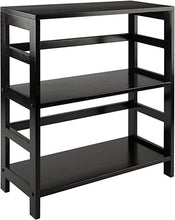 Load image into Gallery viewer, Winsome Wood Leo model name Shelving, Small and Large, Espresso
