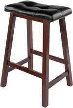 Load image into Gallery viewer, Winsome Mona Stool, 24&quot;, Antique Walnut
