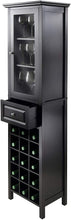 Load image into Gallery viewer, Winsome Burgundy Wine Storage, Black
