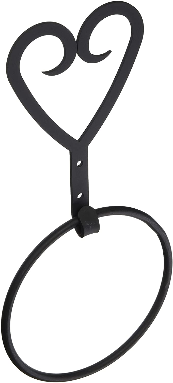 11.5 Inch Heart Towel Ring