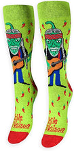 Load image into Gallery viewer, FREAKER Feet, Unisex Casual Dress Fun Colorful Cotton Crew Socks, Chile Nelson Jalapeno
