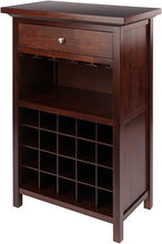 Load image into Gallery viewer, Winsome Wood Chablis Wine Storage, Walnut
