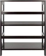 Load image into Gallery viewer, Winsome Wood Leo model name Shelving, Small and Large, Espresso
