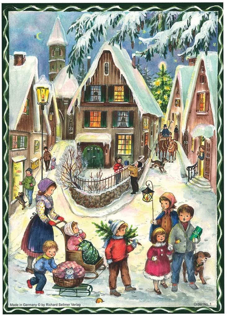 Alexander Taron ADV1 Sellmer Advent-Village Scene-11.75