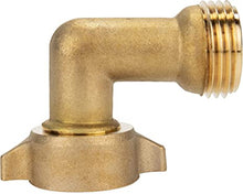 Load image into Gallery viewer, Camco (22505) 90 Degree Hose Elbow- Eliminates Stress and Strain On RV Water Intake Hose Fittings, Solid Brass
