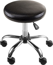 Load image into Gallery viewer, Winsome Wood Clark Round Cushion Swivel Stool with Adjustable Height
