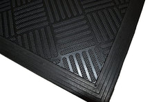 Load image into Gallery viewer, Imports Décor Rubber Doormat and Boot Scraper, Black Diamond, 35.5&quot;x59&quot;
