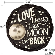 Load image into Gallery viewer, Spoontiques - Garden Décor - Moon &amp; Back Stepping Stone - Decorative Stone for Garden
