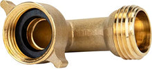 Load image into Gallery viewer, Camco (22505) 90 Degree Hose Elbow- Eliminates Stress and Strain On RV Water Intake Hose Fittings, Solid Brass
