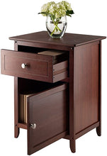 Load image into Gallery viewer, Winsome Wood Eugene Accent Table, Walnut
