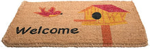 Load image into Gallery viewer, Imports Decor Printed Coir Doormat, Birdhouse, 18-Inch by 30-Inch
