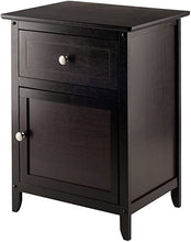 Load image into Gallery viewer, Winsome Eugene Accent Table, 18.9 inches, Espresso
