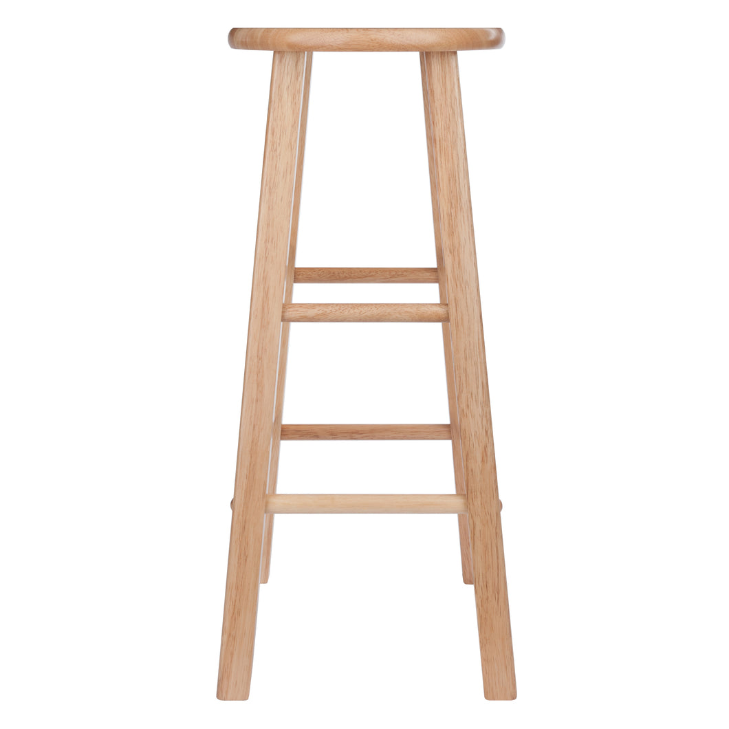 Element 2-Pc Bar Stool Set, NaturalMade of Solid Wood