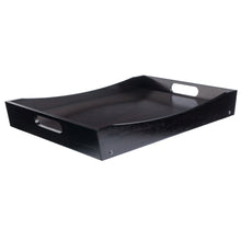 Load image into Gallery viewer, Benito Breakfast Tray, EspressoBed Tray open dimension is 24.41&quot;L x 14.96&quot;W x 16&quot;H. Storage Folding size is 22&quot;W x 14.9&quot;D x 2.9&quot;H
