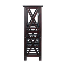 Load image into Gallery viewer, Rio 24-Bottle Wine Rack, EspressoOverall size is 28.74&quot;W x 13.39&quot;D x 35.67&quot;H.  Top can use as serving station.
