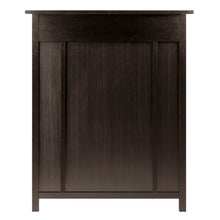 Load image into Gallery viewer, Yukon Wine Cabinet, Expandable Top, EspressoMade of solid and composite wood
