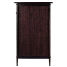 Load image into Gallery viewer, Eugene Accent Table, Nightstand, EspressoAssembled table stands at 18.90&quot;W x 14.96&quot;D x 25&quot;H.  Inside Drawer is 14.50&quot;W x 12.50&quot;D x 5.65&quot;H.
