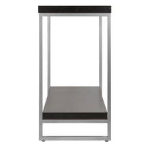 Load image into Gallery viewer, Jared Console Table, Gray and EspressoOverall Console / Hall Table dimensions: 40&quot;L x 15.98&quot;D x 30&quot;H.
