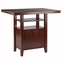 Load image into Gallery viewer, Albany High Table with Cabinet, WalnutLower cabinet with double doors
