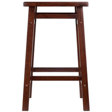 Load image into Gallery viewer, Carter Square Seat Counter Stool, Walnut Made of solid wood
