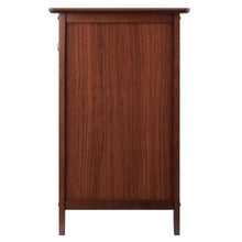 Load image into Gallery viewer, Eugene Accent Table, Nightstand, WalnutAssembled table stands at 18.90&quot;W x 14.96&quot;D x 25&quot;H.  Inside Drawer is 14.50&quot;W x 12.50&quot;D x 5.65&quot;H.
