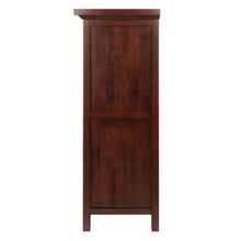 Load image into Gallery viewer, Chablis Wine Cabinet, WalnutOverall assembled size is 26.60&quot;W x 15.70&quot;D x 40.40&quot;H
