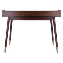 Load image into Gallery viewer, Sonja Writing Desk, Walnut Mid-Century Modern styling
