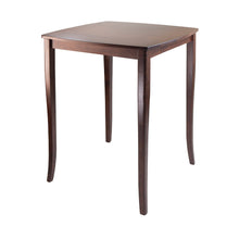 Load image into Gallery viewer, Inglewood High Table, WalnutOverall High Table size is 33.86&quot;W x 33.86&quot;D x 38.90&quot;H.
