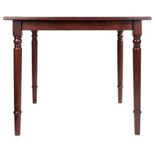 Load image into Gallery viewer, Mornay Square Dining Table, WalnutBeautifully turned legs and full aprons
