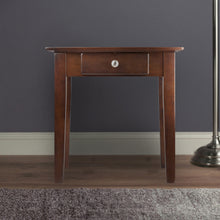 Load image into Gallery viewer, Rochester End Table, WalnutOverall Accent Table size is 20&quot; Wide x 20&quot; Deep x 20&quot; High.
