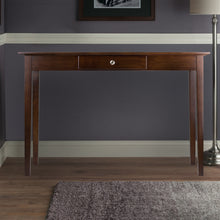 Load image into Gallery viewer, Rochester Console Table, WalnutOverall Console Table size is 44&quot;W x 16&quot;D x 29&quot;H.
