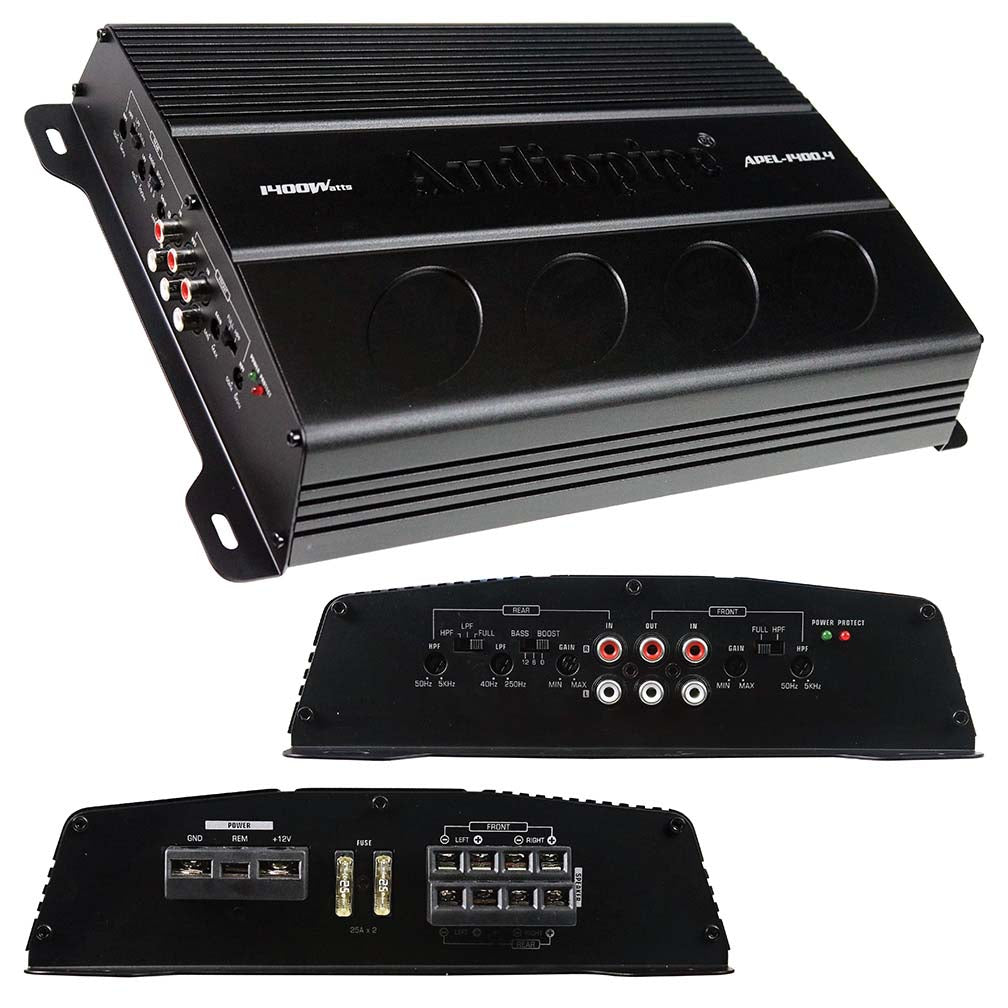 Audiopipe 4 Channel Amplifier 1400 Watts